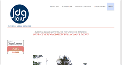 Desktop Screenshot of jdg-law.com
