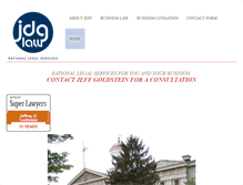 Tablet Screenshot of jdg-law.com
